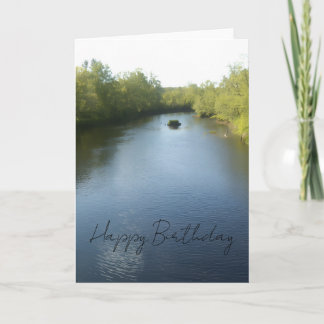 Along the River Happy Birthday Card