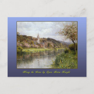 Along the Seine by Louis Aston Knight Postcard