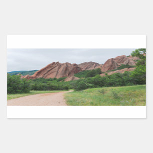 Along the Trail at Roxborough Rectangular Sticker