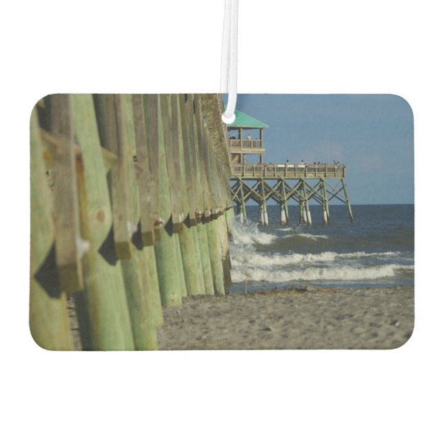 Alongside Folly Pier Car Air Freshener (Back)
