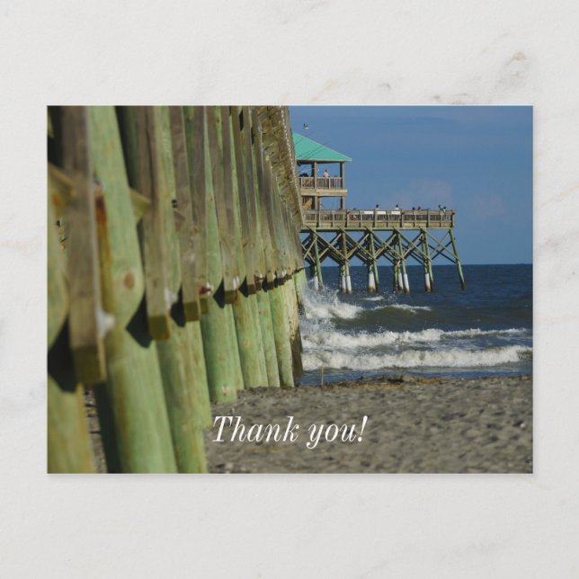 Alongside Folly Pier Postcard (Front)