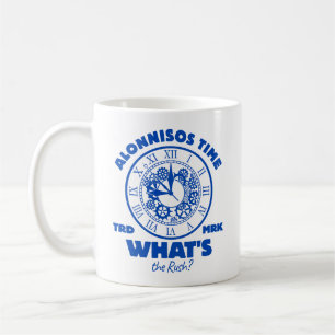 Alonnisos time: what's the rush coffee mug