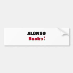 Alonso Rocks Bumper Sticker
