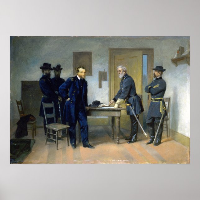 Alonzo Chappel Lee Surrendering to Grant Poster (Front)