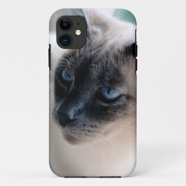 Aloof Siamese Cat Case-Mate iPhone 5 Case (Back)