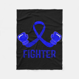 Alopecia Areata Awareness Fighter Fleece Blanket