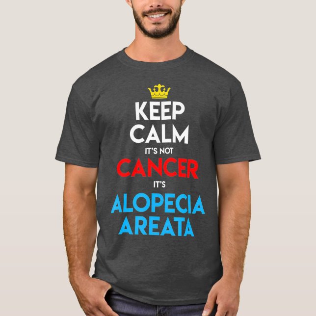 Alopecia Areata Awareness Hair Loss Bald Headed T-Shirt (Front)