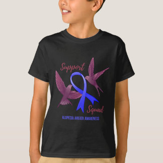 Alopecia Areata Awareness Support Squad Warrior 1 T-Shirt