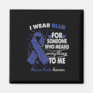 Alopecia Areata Awareness Warrior Support Survivor Magnet