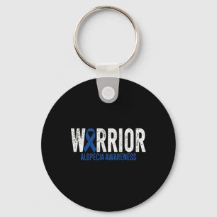 Alopecia Areata Support Warrior Alopecia Areata Aw Key Ring