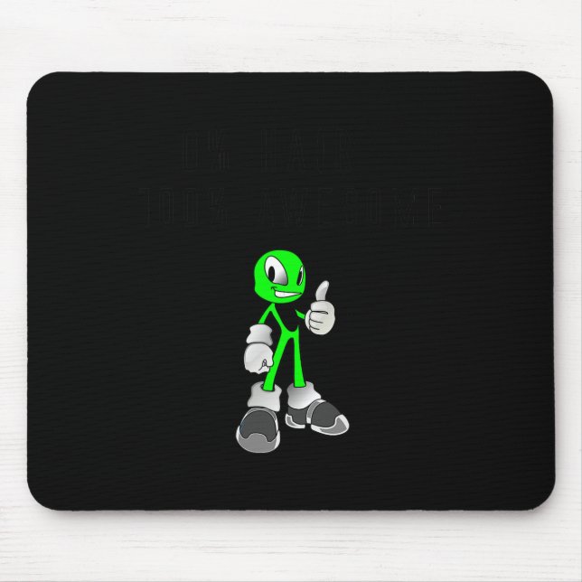 Alopecia Areata Totalis Universalis Baldness Bald  Mouse Pad (Front)