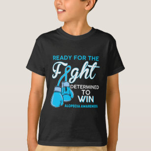 Alopecia Awareness Blue Butterfly T-Shirt