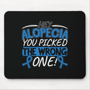 Alopecia Awareness Design for a Alopecia Supporter Mouse Pad
