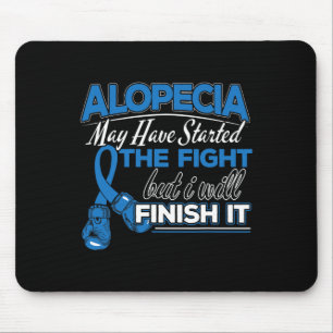 Alopecia Awareness Design for a Alopecia Supporter Mouse Pad