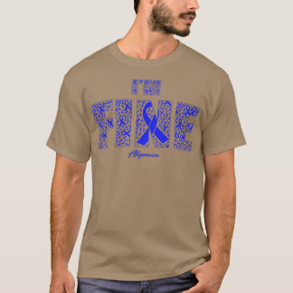 Alopecia Awareness Fine Ribbons In This Family We  T-Shirt