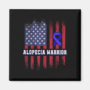 Alopecia Awareness Hair Loss Warrior Choice Surviv Magnet