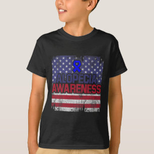 Alopecia Awareness Hair Loss Warrior Fights Surviv T-Shirt