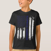 Alopecia Awareness Hair Loss Warrior Flag Tool Sur