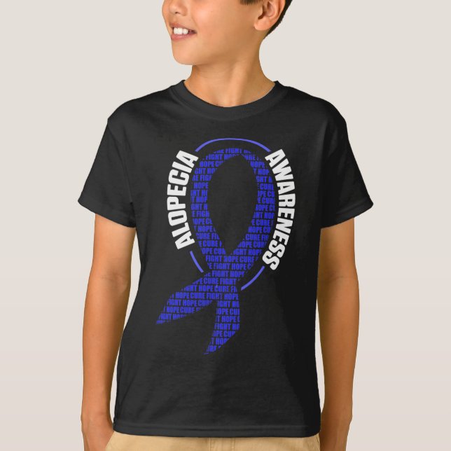 Alopecia Awareness Hair Loss Warrior Medication Su T-Shirt (Front)