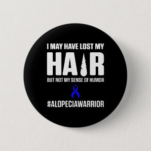 Alopecia Awareness Hair Loss Warrior Survivor 3 6 Cm Round Badge