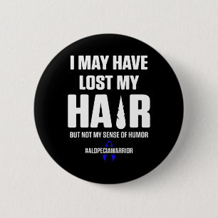 Alopecia Awareness Hair Loss Warrior Survivor 5 6 Cm Round Badge