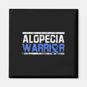 Alopecia Awareness Hair Loss Warrior Tool Flag Sur Magnet