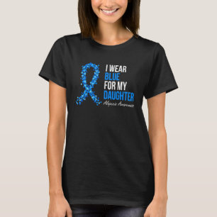 Alopecia Awareness I Wear Blue For My Daughter Blu T-Shirt