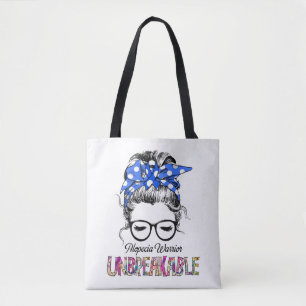 Alopecia Awareness Ribbon Support Gifts Tote Bag