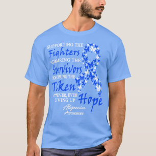Alopecia Awareness Supporting The Fighters Butterf T-Shirt