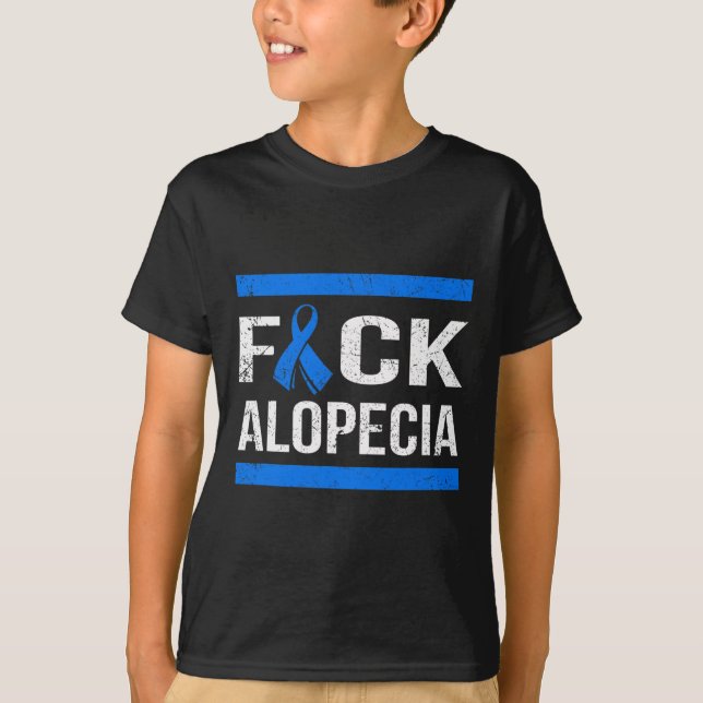Alopecia Awareness T  T-Shirt (Front)