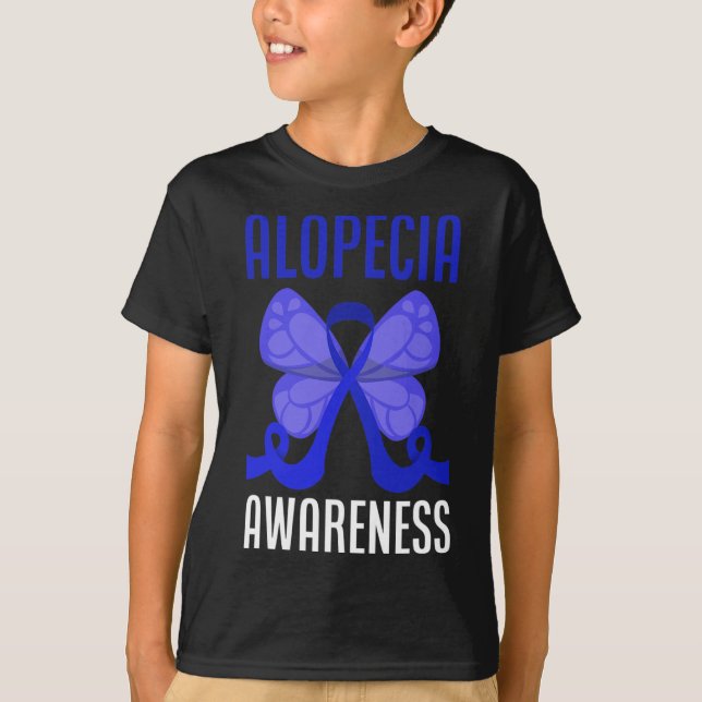 Alopecia Warrior Alopecia Awareness  T-Shirt (Front)