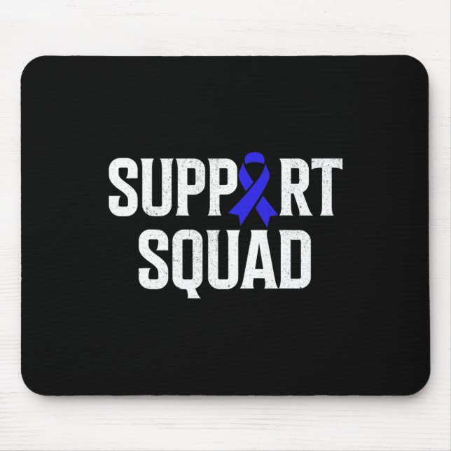 Alopecia Warrior Support Squad Alopecia Awareness  Mouse Pad (Front)