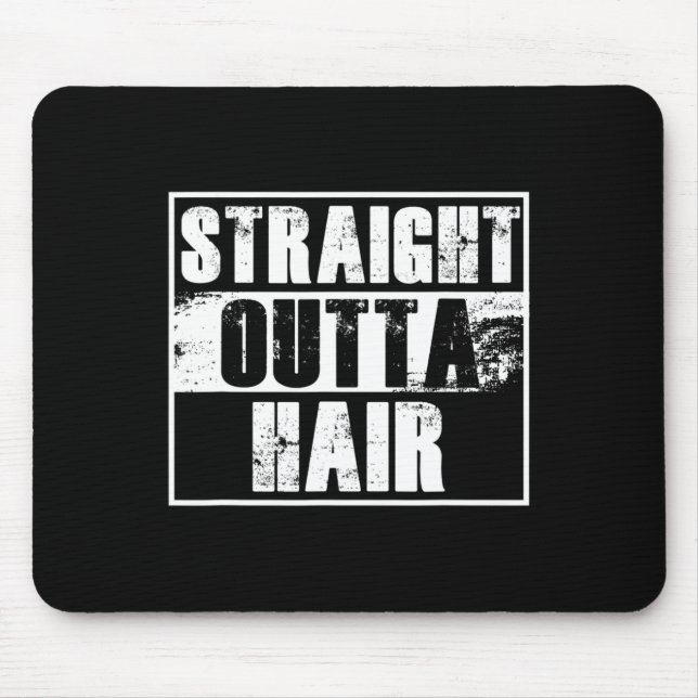 Aloppezie Bald Head Bald Bald Head Gift  Mouse Pad (Front)