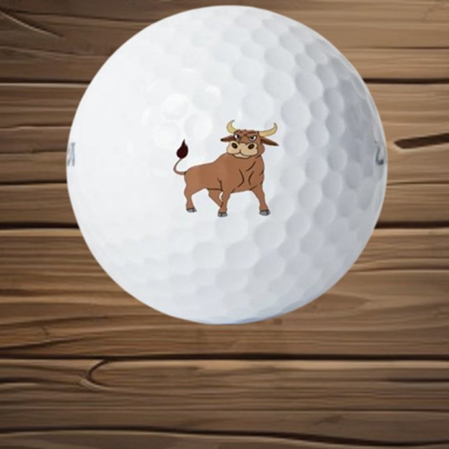 Alot of Bull GOLF BALLS (Discover hollow cow golf balls designed for safety and fun)