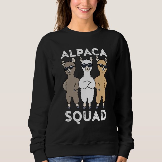 Alpaca  Alpaca Squad Sweatshirt (Front)