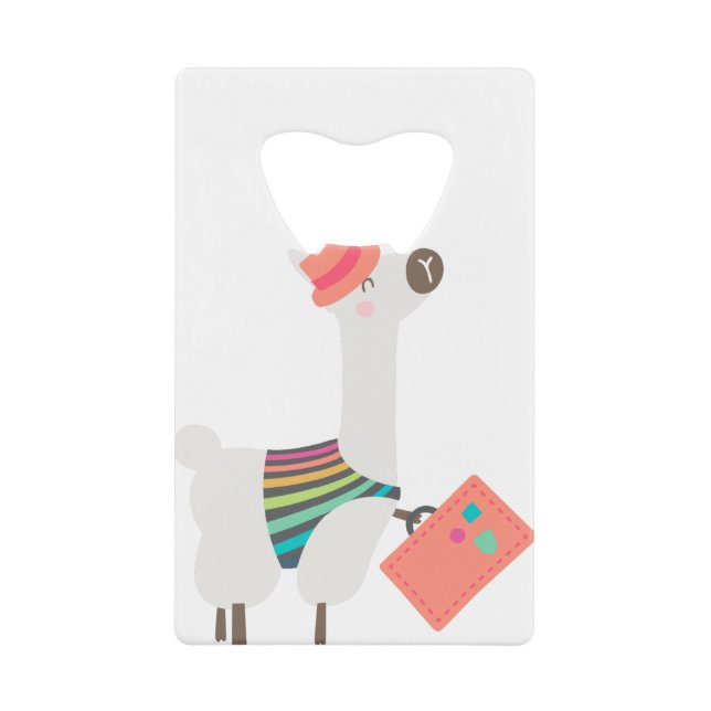 Alpaca and Suitcase (Front)