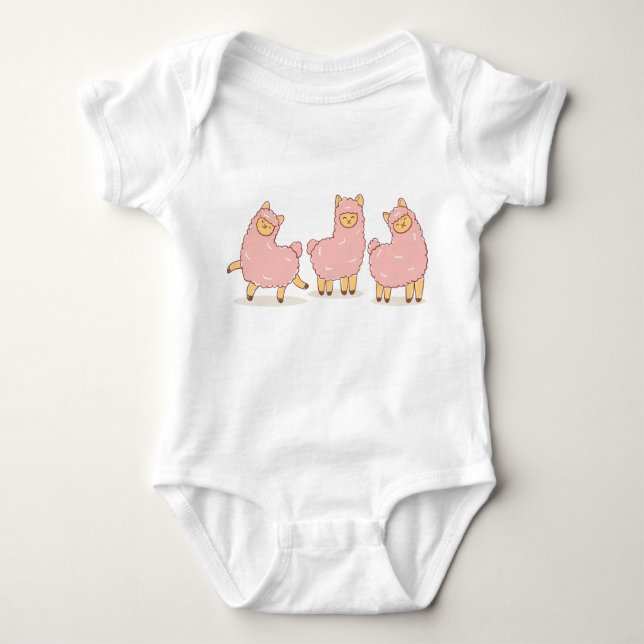 Alpaca Baby Bodysuit (Front)