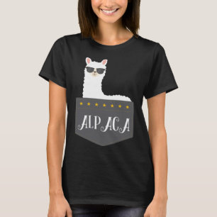 Alpaca Boss With Sunglasses Llama Idea T-Shirt