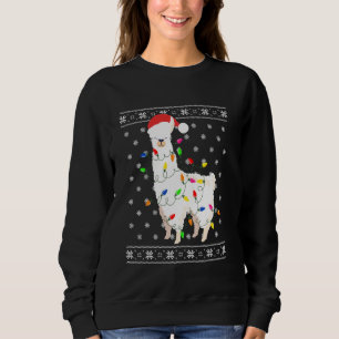 Alpaca Christmas Tree Funny Ugly Christmas Sweater