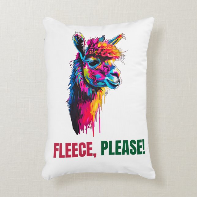 Alpaca Decorative Cushion (Front(Vertical))
