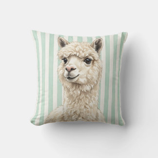Alpaca Farm Animal Pillow Cover