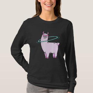 Alpaca Fitness Dance Hula Hoop T-Shirt