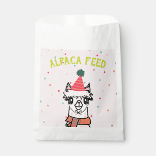 Alpaca Food Fiesta Birthday Favour Bags