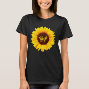 Alpaca For Women Men Vicuna Llama Sunflower Lover T-Shirt