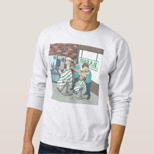 Alpaca haircut sweatshirt