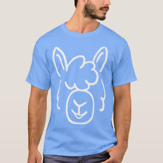 Alpaca head Llama Head Alpaca Farmer Llamas Alpac T-Shirt