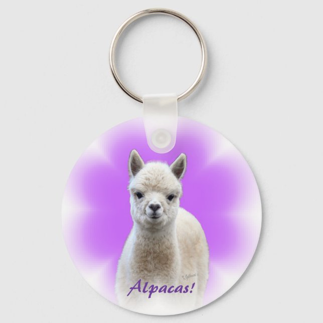 Alpaca Hope Keychain (Front)