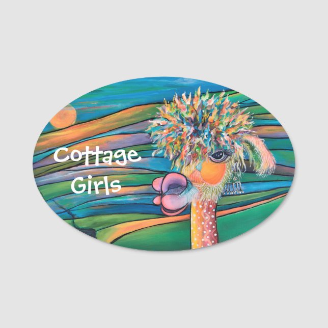 Alpaca Kathleen name tag (Front)