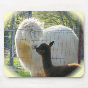 Alpaca Kisses Mousepad
