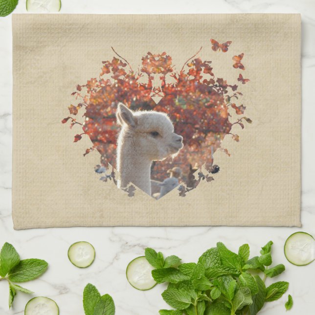 Alpaca Kitchen Towel (Folded)